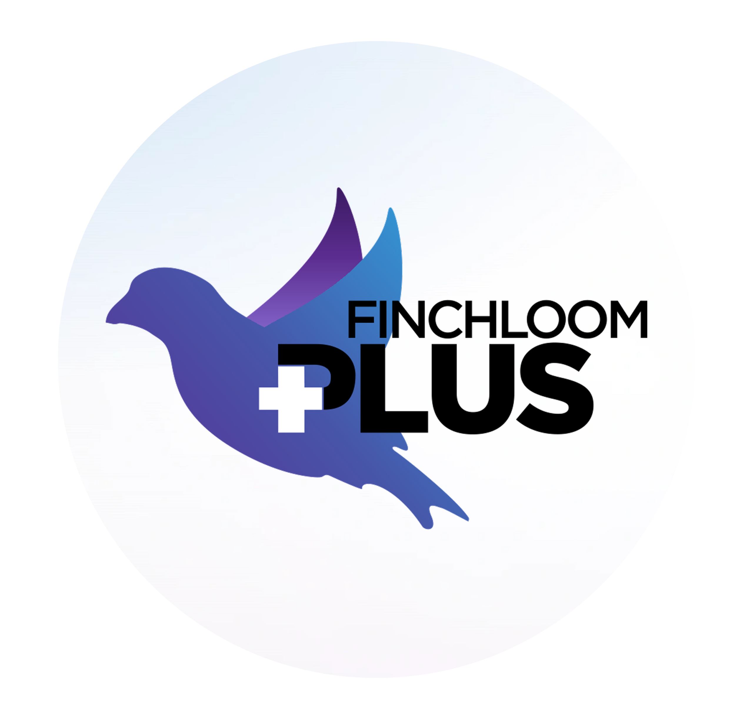 Finchloom Plus logo circle